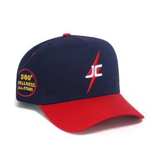 360° Wellness All-Star Crown - Navy Blue & Red