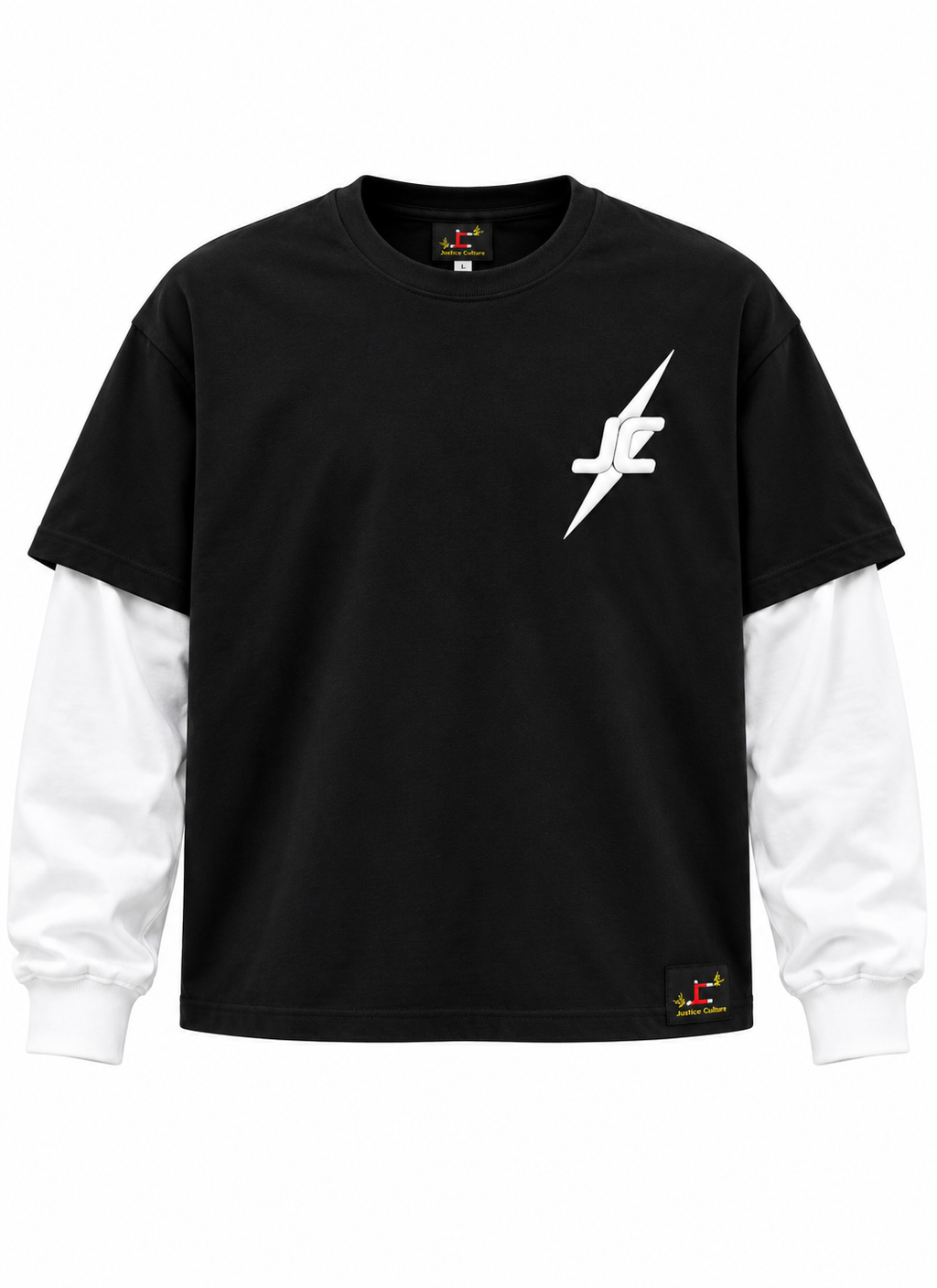“PERSPECTIVE” DUAL LAYER LONG SLEEVE TEE
