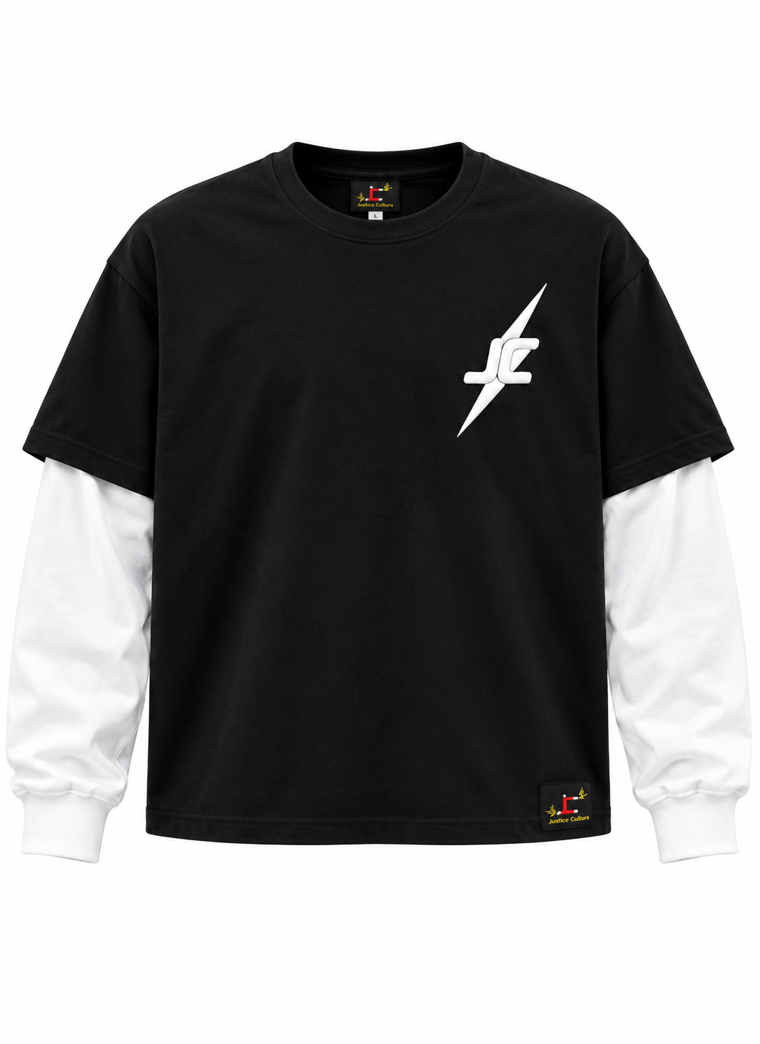 “PERSPECTIVE” DUAL LAYER LONG SLEEVE TEE