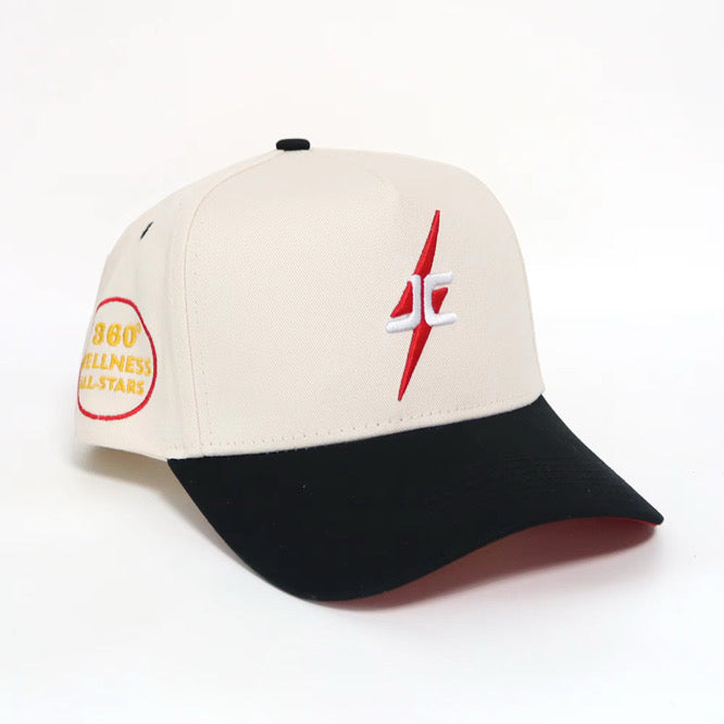 360° Wellness All-Star 5-Panel Crown (Ivory)