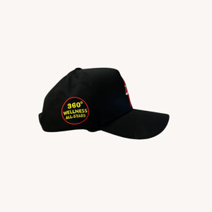 360° Wellness All-Star 5-panel Crown - Black